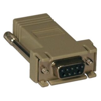 TRIPP LITE BY EATON ADAPTADOR SERIAL DB9 HEMBRA - RJ-45 HEMBRA BEIGE