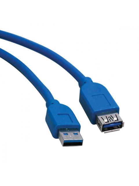 TRIPP LITE BY EATON CABLE DE EXTENSION USB A 3.0 MACHO - USB A HEMBRA 3.05 METROS AZUL