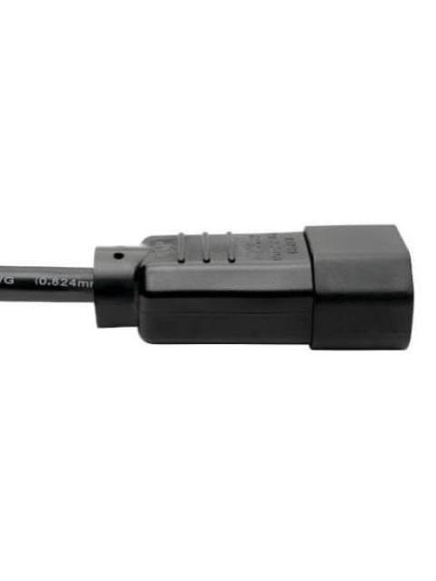 TRIPP LITE BY EATON CABLE DE PODER 18AWG C13 COUPLER MACHO - C14 COUPLER HEMBRA 3 METROS - Imagen 3