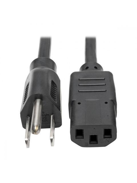 TRIPP LITE BY EATON CABLE DE PODER NEMA 5-15P MACHO - C13 COUPLER HEMBRA 1.83 METROS NEGRO