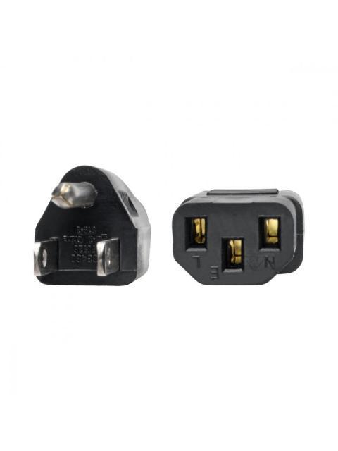 TRIPP LITE BY EATON CABLE DE PODER NEMA 5-15P MACHO - C13 COUPLER HEMBRA 61CM NEGRO - Imagen 3