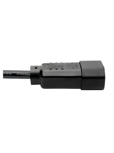 TRIPP LITE BY EATON CABLE DE PODER PARA PC C14 COUPLER MACHO - C13 HEMBRA COUPLER 1.22 METROS NEGRO - Imagen 5