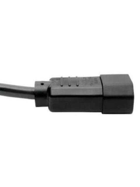 TRIPP LITE BY EATON CABLE DE PODER PARA PC C14 COUPLER MACHO - C13 HEMBRA COUPLER 61CM NEGRO - Imagen 3