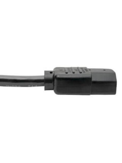 TRIPP LITE BY EATON CABLE DE PODER PARA PC C14 COUPLER MACHO - C13 HEMBRA COUPLER 61CM NEGRO - Imagen 4