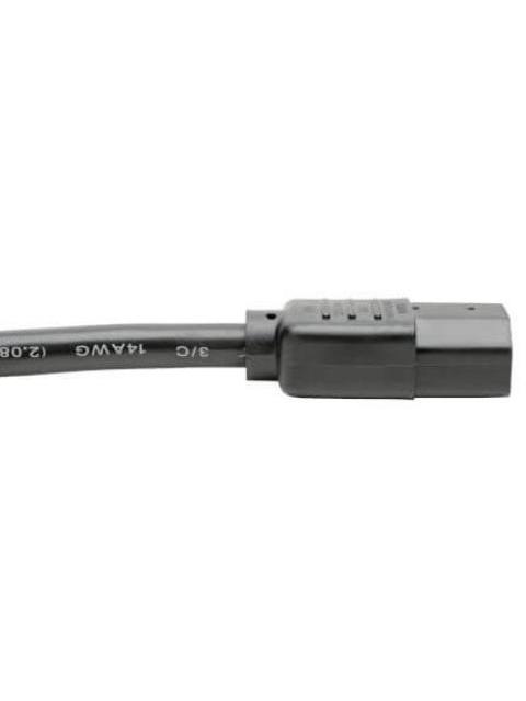 TRIPP LITE BY EATON CABLE DE PODER PARA USO PESADO IEC-320-C14 - IEC-320-C13 1.83 METROS NEGRO - Imagen 3