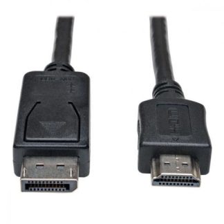 TRIPP LITE BY EATON CABLE DISPLAYPORT MACHO - HDMI MACHO 1.83 METROS NEGRO