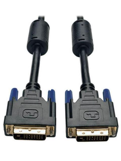TRIPP LITE BY EATON CABLE DVI DE DOBLE ENLACE PARA MONITOR DVI-D MACHO - DVI-D MACHO 90CM NEGRO