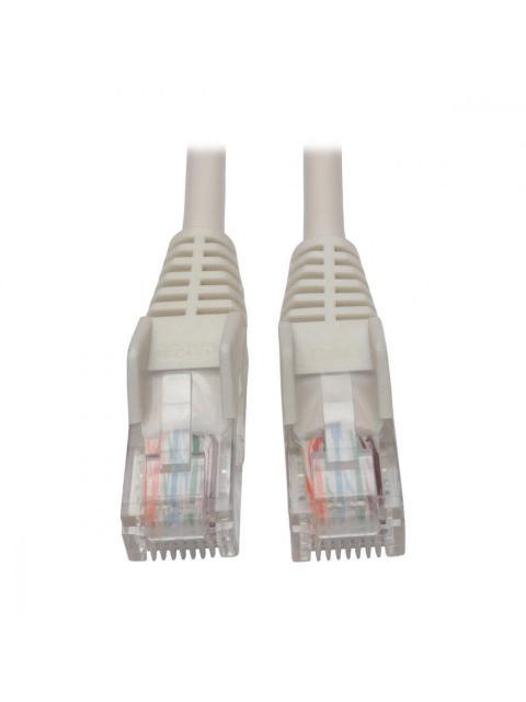 TRIPP LITE BY EATON CABLE PATCH CAT5E UTP MOLDEADO SIN ENGANCHES RJ-45 MACHO - RJ-45 MACHO 1.52 METROS BLANCO