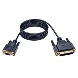 TRIPP LITE BY EATON CABLE SERIAL DB9 HEMBRA - DB25 MACHO 1.83 METROS NEGRO
