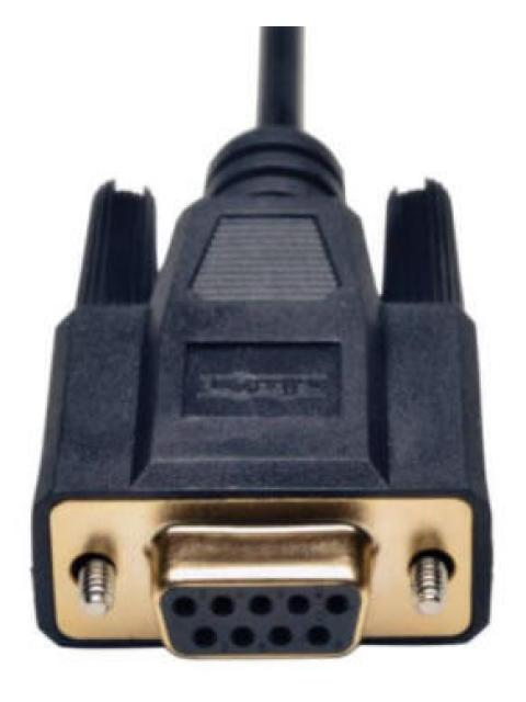 TRIPP LITE BY EATON CABLE SERIAL DB9 HEMBRA - DB25 MACHO 1.83 METROS NEGRO - Imagen 3