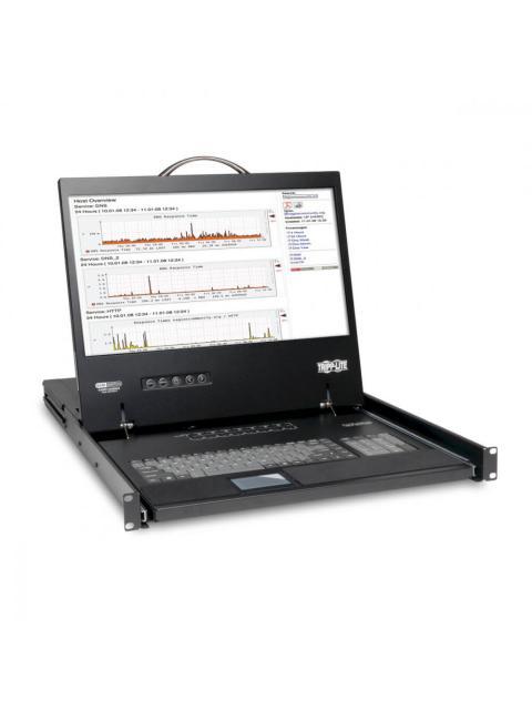 TRIPP LITE BY EATON CONSOLA PARA RACK 1U MULTIPLEXORA KVM NETCONTROLLER VGA DE 19 8 PUERTOS