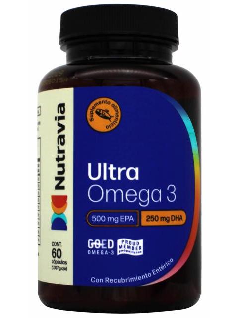 ULTRA OMEGA 3 60 CAP NUTRAVIA