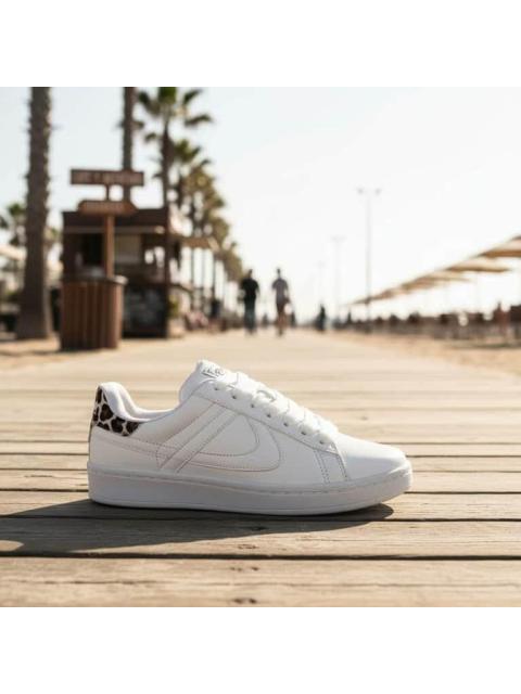UNI CHOCLO ANIMAL PRINT TENIS URBANO SKATE BLANCO PANAM