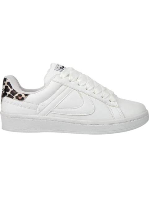 UNI CHOCLO ANIMAL PRINT TENIS URBANO SKATE BLANCO PANAM - Imagen 2