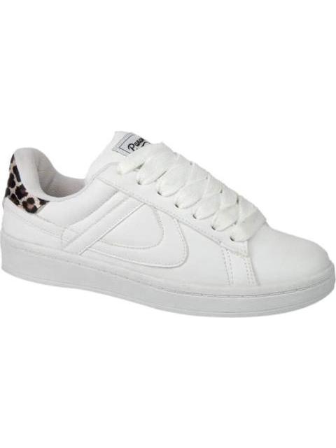 UNI CHOCLO ANIMAL PRINT TENIS URBANO SKATE BLANCO PANAM - Imagen 3