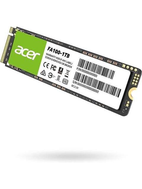 UNIDAD DE ESTADO SOLIDO ACER FA100 1 TB 3300 MB-S 2700 MB-S