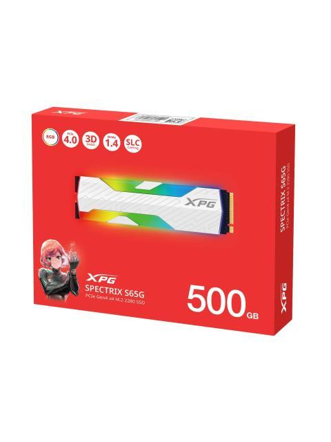 UNIDAD DE ESTADO SOLIDO ADATA XPG SPECTRIX S65G 500GB M.2 PCIE GEN4X4 (NVME) 2280 (LEC-ESC 5 000-2 700MB-S). SSPECTRIXS65G500GCI - Imagen 5