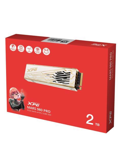 UNIDAD DE ESTADO SOLIDO XPG MARS 980 PRO 2TB PCIE GEN5 X4 M.2 2280 VELOCIDAD LECTURA-ESCRITURA SECUENCIAL DE HASTA 14 000-13 000MB-S SMAR980P2TCI - Imagen 4