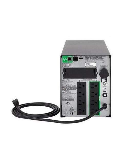 NO BREAK APC SMT1500C LINEA INTERACTIVA 1000W 1440VA ENTRADA 75V - 154V SALIDA 110V - 127V 8 CONTACTOS - Imagen 2