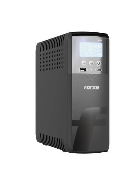 UPS INTELIGENTE 1000VA-600W TORRE COMPACTA 10 SALIDAS LCD PUERTOS USB DE CARGA SOFTWARE120V