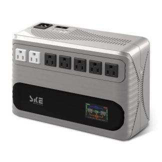 UPS INTERACTIVO SKE ENERGY GF1000 1000VA-600W COLOR PLATA Y NEGRO VOLTAJE DE ENTRADA Y SALIDA 120V