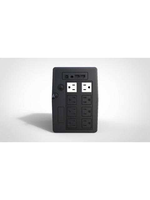 UPS INTERACTIVO SKE ENERGY GP1000 1000VA-600W COLOR NEGRO Y GRIS VOLTAJE DE ENTRADA Y SALIDA 120V - Imagen 2