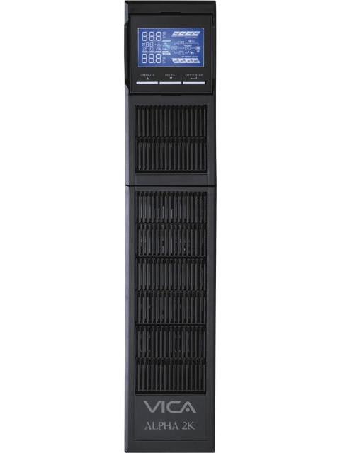 UPS ONLINE CON DOBLE CONVERSION TORRE-RACK VICA ALPHA 2K 2000 VA 2000 W NEGRO - Imagen 2