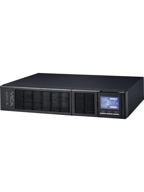 UPS ONLINE CON DOBLE CONVERSION TORRE-RACK VICA ALPHA 2K 2000 VA 2000 W NEGRO - Imagen 3