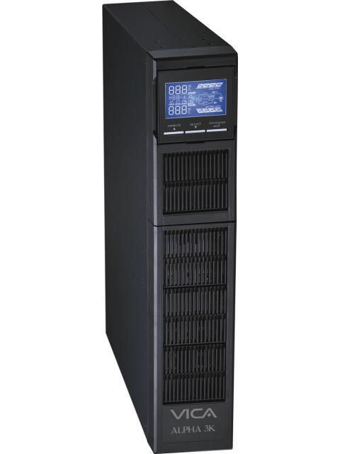 UPS ONLINE CON DOBLE CONVERSION TORRE-RACK VICA ALPHA 3K 3000 VA 3000W NEGRO - Imagen 2
