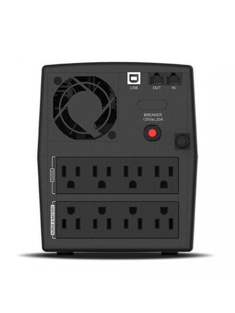 NO BREAK SMARTBITT SBNB2400 LINEA INTERACTIVA 1200W 2400VA ENTRADA 82 - 148V SALIDA 100 - 120V 8 CONTACTOS - Imagen 3