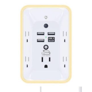 URBAN BALANCE SUPRESOR DE PICOS SPUB-02 5 SALIDAS 3 PUERTOS USB 1.050 JOULES