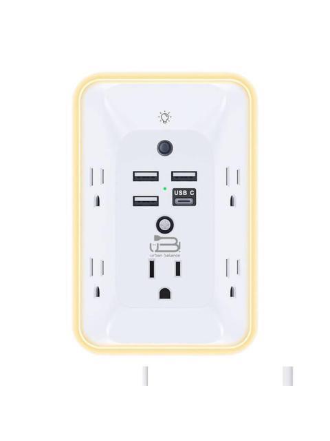 URBAN BALANCE SUPRESOR DE PICOS SPUB-02 5 SALIDAS 3 PUERTOS USB 1.050 JOULES