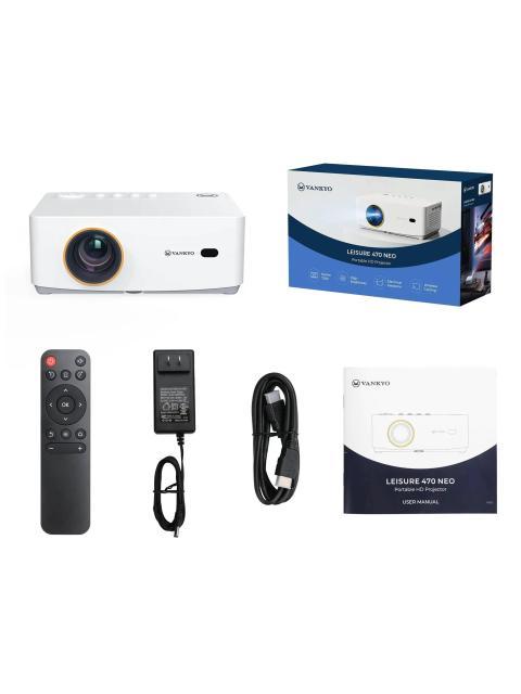 VANKYO PROYECTOR 470 NEO PROYECCION HASTA 250 PULGADAS 140 LUMENES TECNOLOGIA LED Y WIFI - Imagen 4