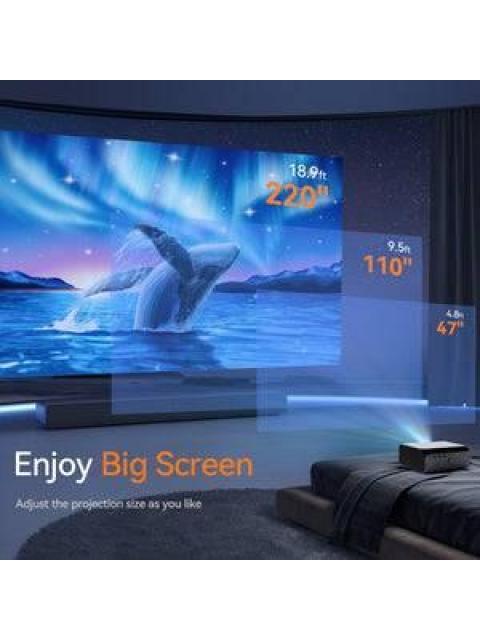 VANKYO PROYECTOR LESISURE 495W PROYECTOR FULL HD DOBLE BANDA 2.4-5G WIFI BLUETOOTH 5.1 PARA AUDIO ENTRADAS HMDI 220 LUMENES - Imagen 3