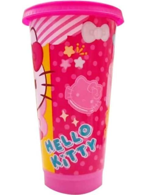 VASO CON POPOTE HELLO KITTY MULTICOLOR HELLO KITTY - Imagen 3