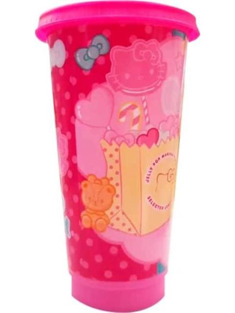 VASO CON POPOTE HELLO KITTY MULTICOLOR HELLO KITTY - Imagen 4