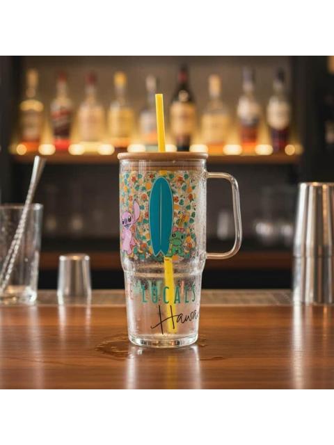 VASO DE VIDRIO MULTICOLOR STITCH - Imagen 3