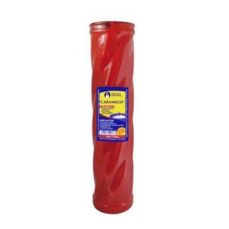 VELADORA ARAMO ECOLOGICA CARAMELO 1 PZ.