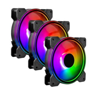 VENTILADOR BALAM RUSH EOLOX BLAZE EX50K 3X 120MM 1500RPM ARGB NEGRO