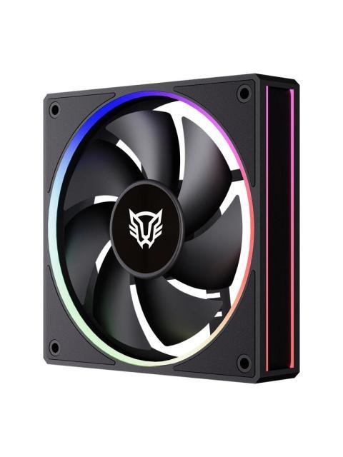 VENTILADOR BALAM RUSH EOLOX BORA EXB85 3X 120MM 1600RPM RGB NEGRO - Imagen 2