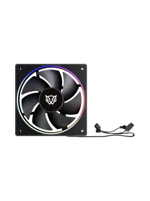 VENTILADOR BALAM RUSH EOLOX BORA EXB85 3X 120MM 1600RPM RGB NEGRO - Imagen 4