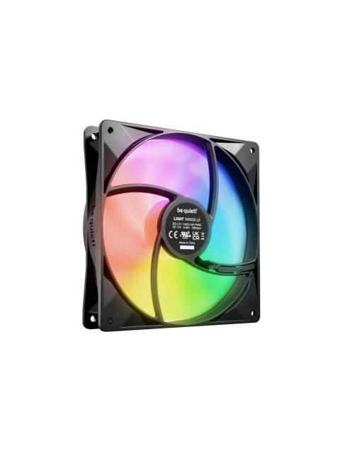VENTILADOR BE QUIET! LIGHT WINGS LX 3X 140MM 1800RPM ARGB NEGRO - Imagen 3