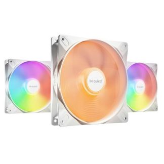 VENTILADOR BE QUIET! LIGHT WINGS LX 3X 140MM 1800RPM RGB BLANCO