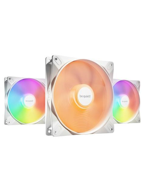 VENTILADOR BE QUIET! LIGHT WINGS LX 3X 140MM 1800RPM RGB BLANCO
