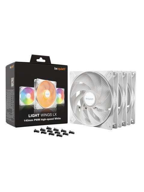 VENTILADOR BE QUIET! LIGHT WINGS LX 3X 140MM 1800RPM RGB BLANCO - Imagen 5
