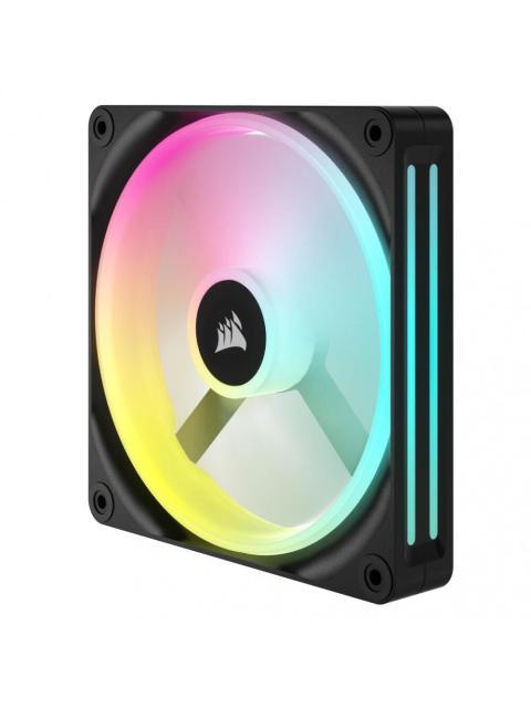 VENTILADOR CORSAIR ICUE LINK QX140 RGB 140MM 400 - 2000RPM NEGRO - 2 PIEZAS - Imagen 4