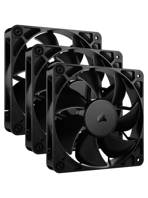 VENTILADOR CORSAIR RS120 3X 120MM 2100RPM NEGRO