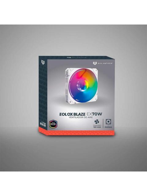 VENTILADOR DE 120MM ARGB BALAM RUSH EOLOX BLAZE EX70W VELOCIDAD 1200 RPM FLUJO DE AIRE 30.71 CFM - Imagen 4