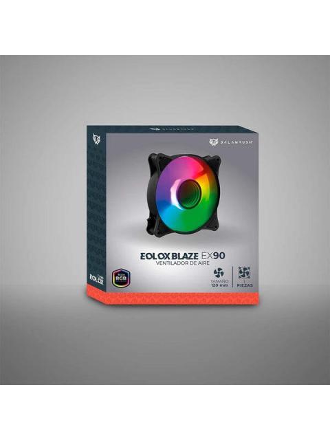 VENTILADOR DE 120MM ARGB BALAM RUSH EOLOX BLAZE EX90 VELOCIDAD 1500 RPM FLUJO DE AIRE 35.37 CFM - Imagen 4