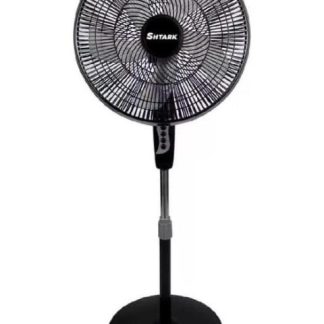 VENTILADOR DE PEDESTAL 16 3 VELOCIDADES SET DE DOS VENTILADORES DE 16 PEDESTAL NEGRO SEATLEO COMERCE